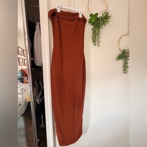Tube Rust Dress